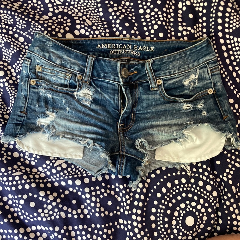 America Eagle cut off Jean shorts.